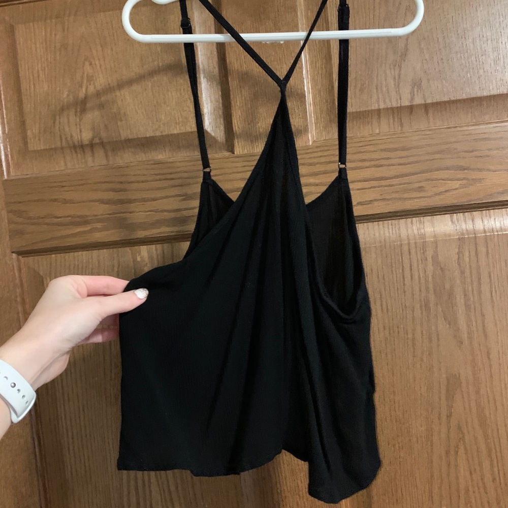 American Eagle high neck crop tank
